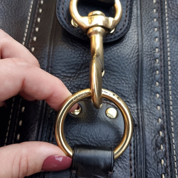 Gossip Girl COACH Black Hampton HOBO Bag - Picture 7 of 16